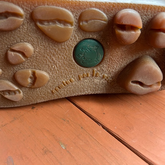 El Naturista green leather boots slouch style. Tie wrap made in Spain Sz 7 - Picture 5 of 9